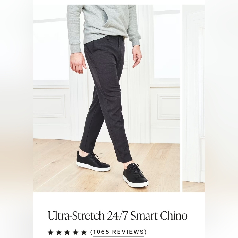 Quince Charcoal Grey Dress/Leisure Pants Straight Leg